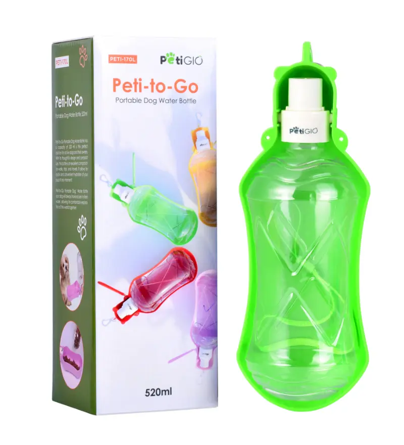Travel water bottle for dog 520 ml Peti-to-Go PETI-170L
