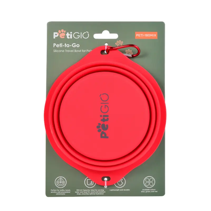 Silicone pet travel bowl Peti-to-Go PETI-180MIX