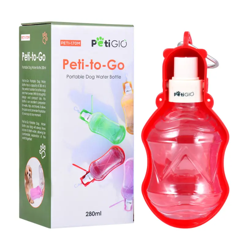 Portable water bottle for dog 280 ml Peti-to-Go PETI-170M