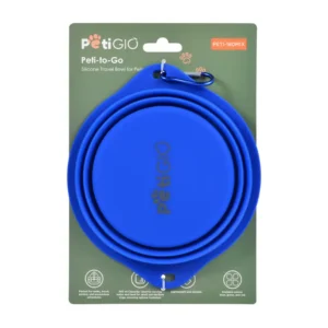 Peti-to-Go PETI-180BLUE silicone travel bowl for pets