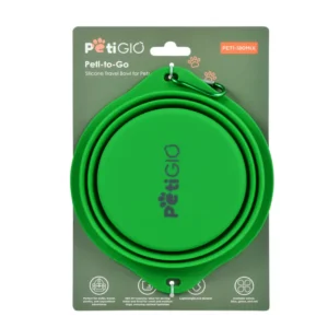 Peti-to-Go PETI-180GREEN silicone travel bowl for pets