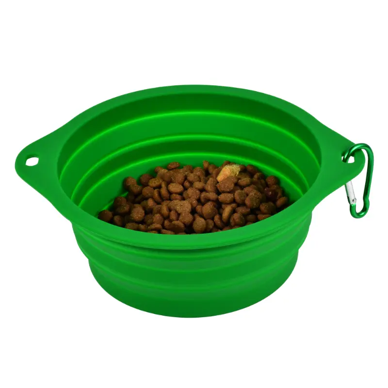 Peti-to-Go PETI-180GREEN silicone travel bowl for pets