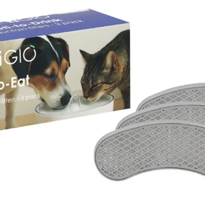 Replacement filters for Peti-to-Drink pet fountain PETI-150-SP-3F